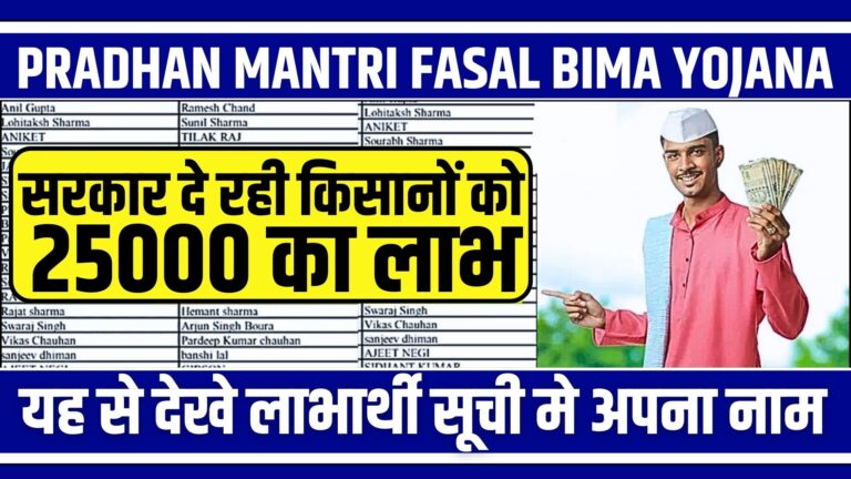 PM Fasal Bima Yojana