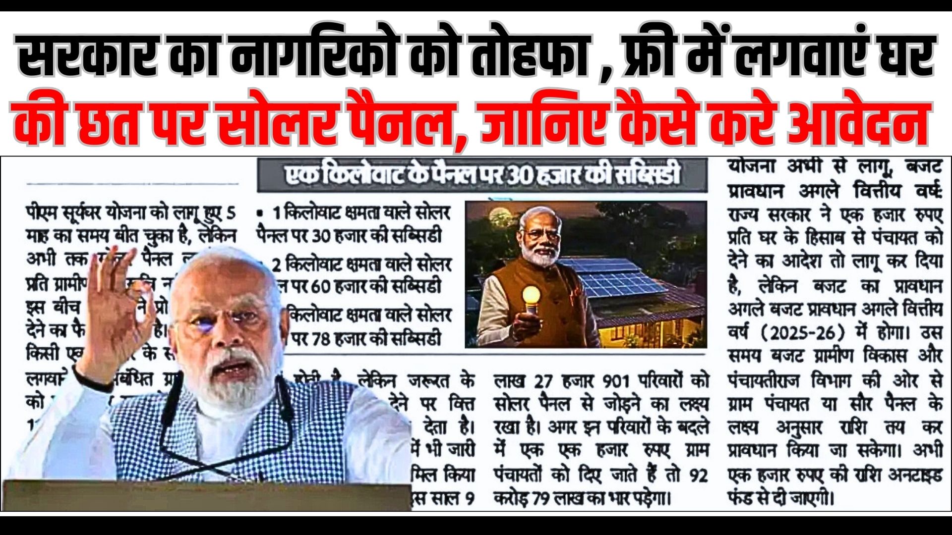 Solar Rooftop Subsidy Yojana