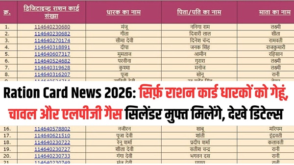 Ration Card News 2026